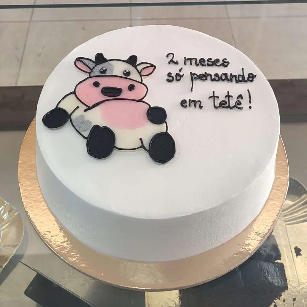 Bolo Mêsversário Vaquinha
