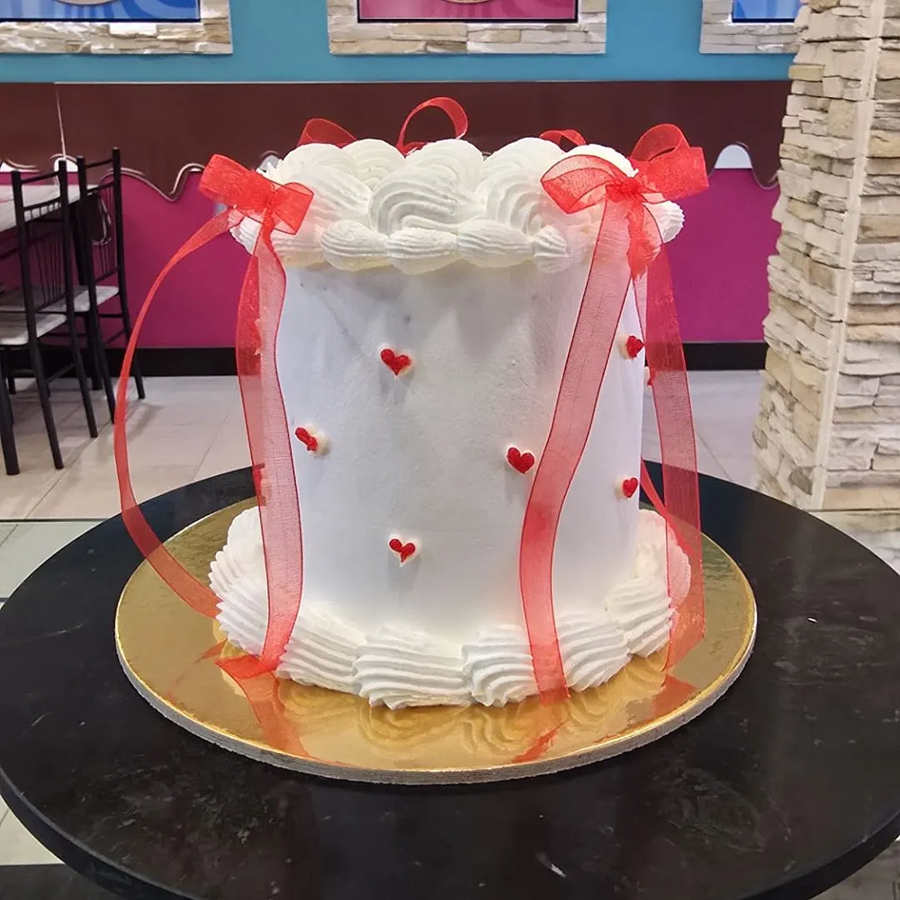 Bolo Vintage Namorados