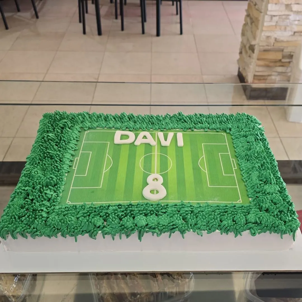 Bolo Campo de Futebol 