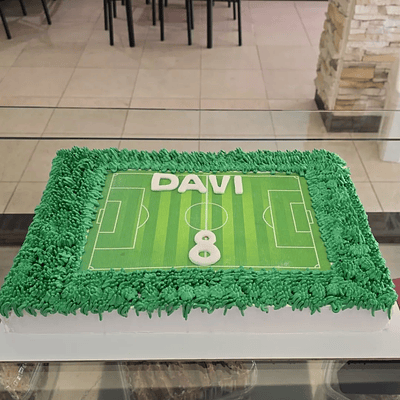 Bolo Campo de Futebol 