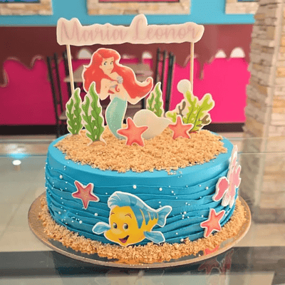 Bolo Aniversário Pequena Sereia 2