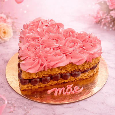 Coração Dia da Mãe 