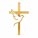 Topper Dourado Pomba