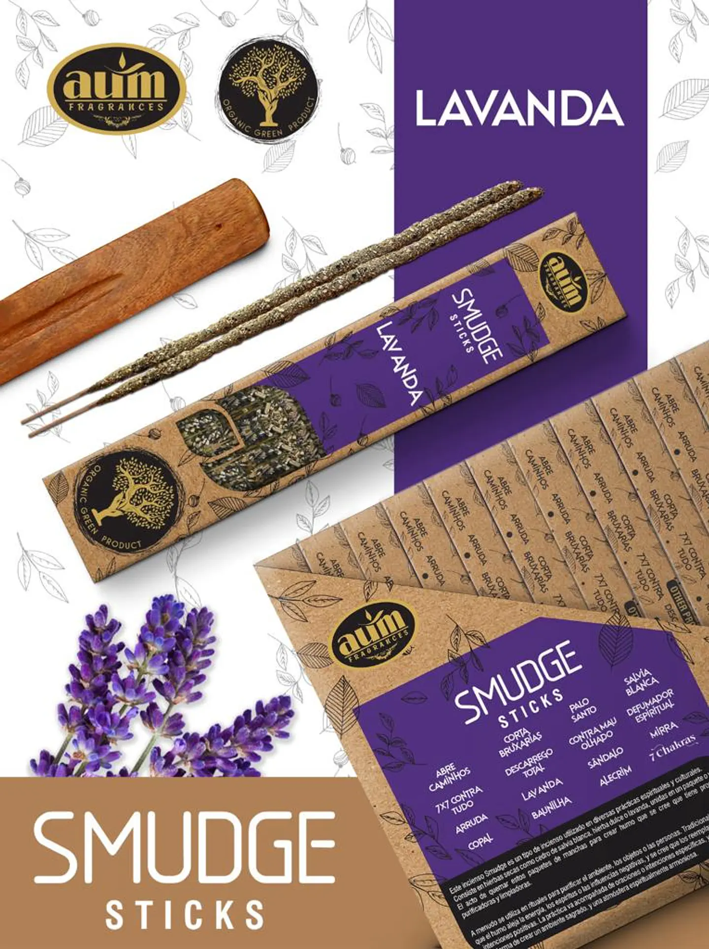 Incenso Organico 25g Lavanda 1