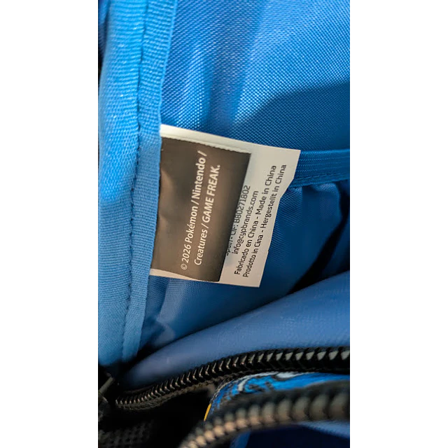 Mochila Pokémon