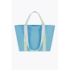 Osaka Cotton Neoprene Tote Bag | Light Blue 4
