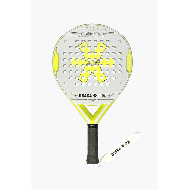 Osaka Padel Racket - Vision Aero - Control | Light Grey-Lime