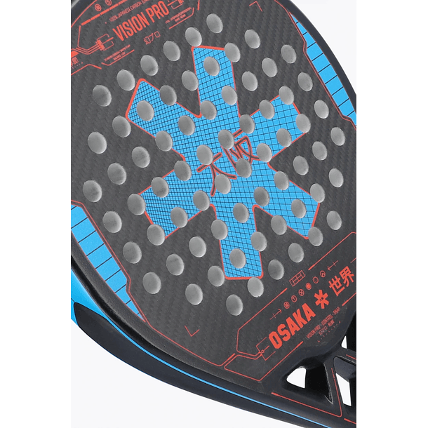 Osaka Padel Racket - Vision Pro - Control Snap | Blue-Orange 5
