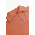 Suéter con media cremallera Osaka para mujer | Peach 3