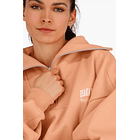 Suéter con media cremallera Osaka para mujer | Peach 10