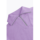 Suéter con media cremallera Osaka para mujer | Purple 3