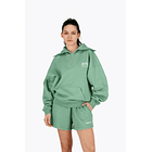 Suéter con media cremallera Osaka para mujer | Light Green 2