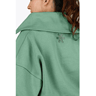 Suéter con media cremallera Osaka para mujer | Light Green 5