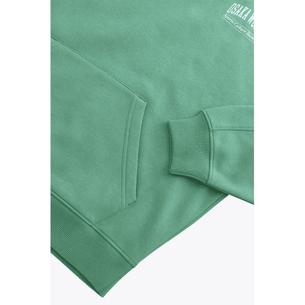 Suéter con media cremallera Osaka para mujer | Light Green 8