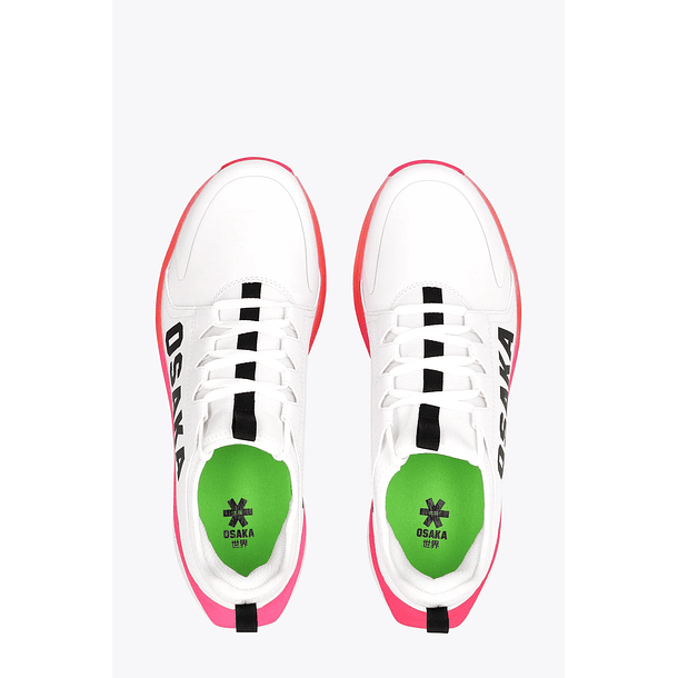 Osaka Footwear Furo Court | White-Raspberry 2
