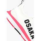 Osaka Footwear Furo Court | White-Raspberry 6