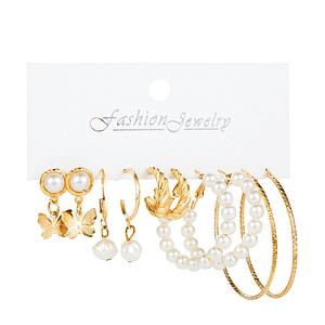 Conjunto de Aretes  18  Pack de 5