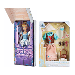 Muñeca y Fashion Pack Disney Store Princesa Cenicienta
