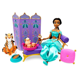 Playset Disney Store Jasmine y Rajá Aladdin