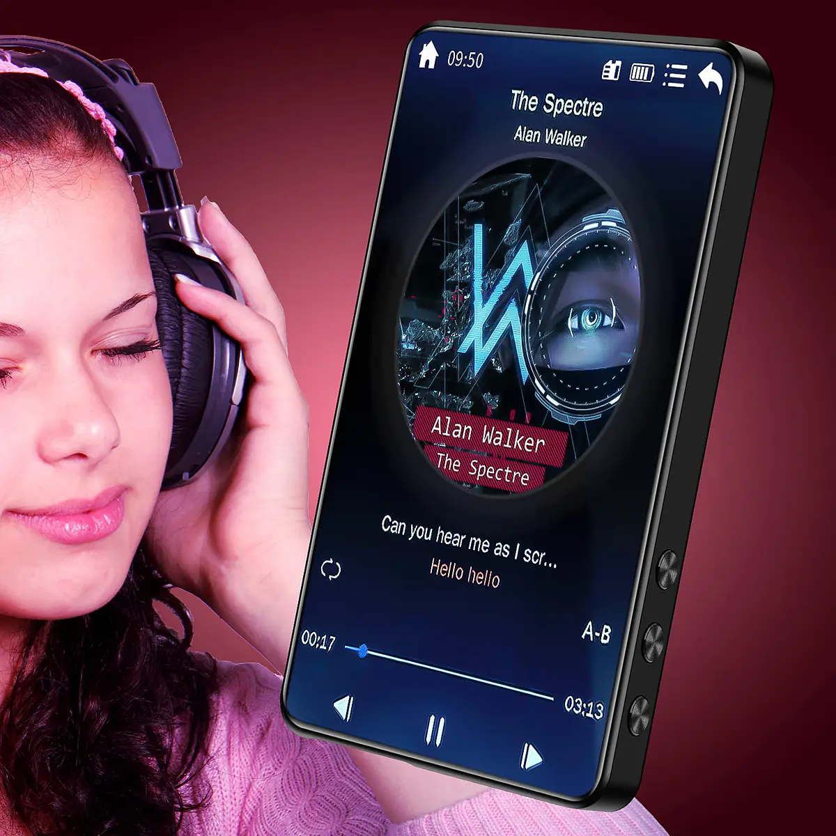 Reproductor Mp3 Mp4 HD de 4 pulgadas