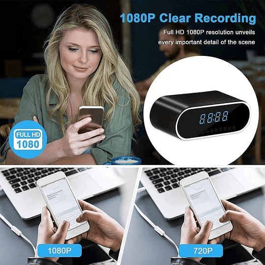 Mini cámara WiFi reloj Spiacam protección de seguridad grabadora de vídeo - Image 9