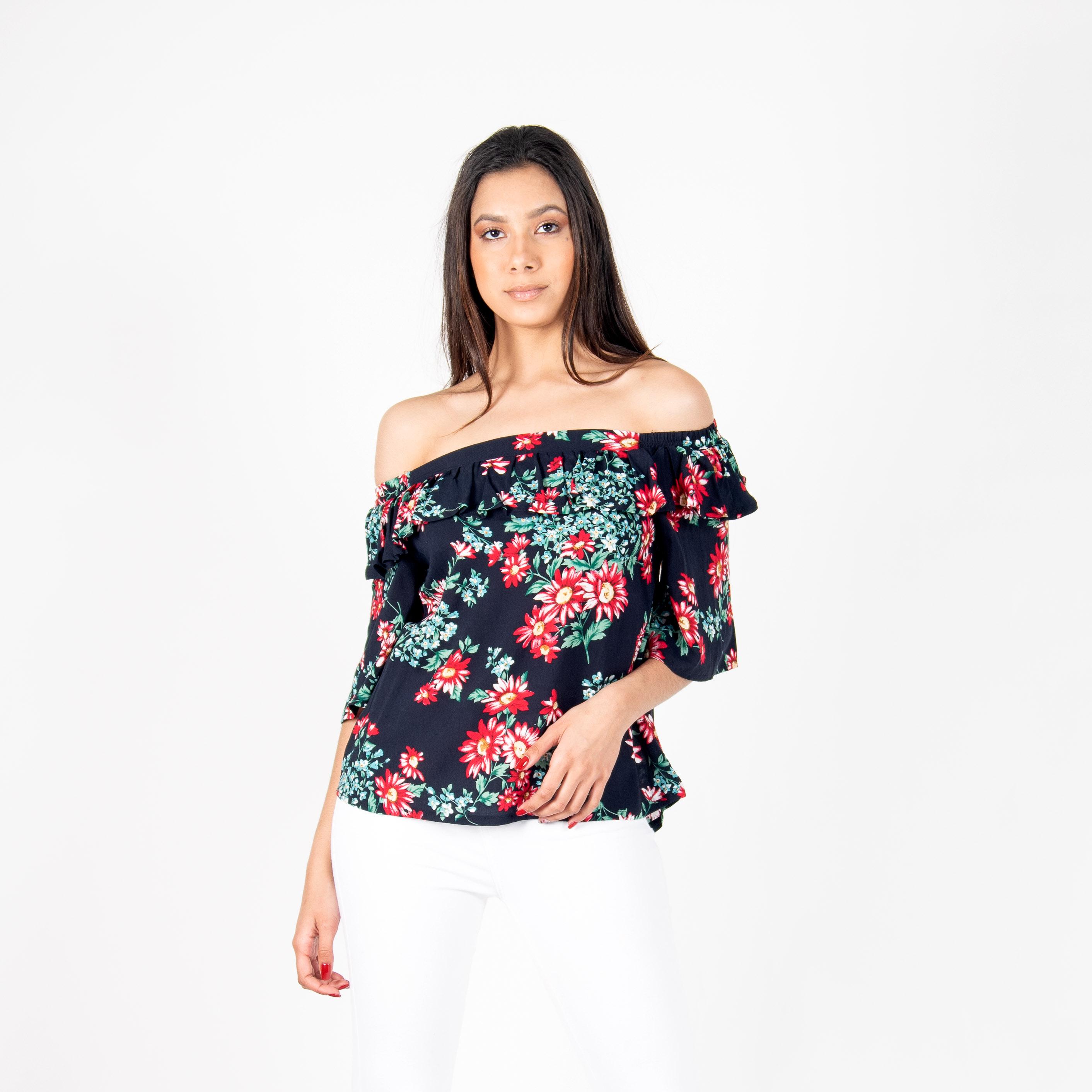 Blusa Vuelos Flores