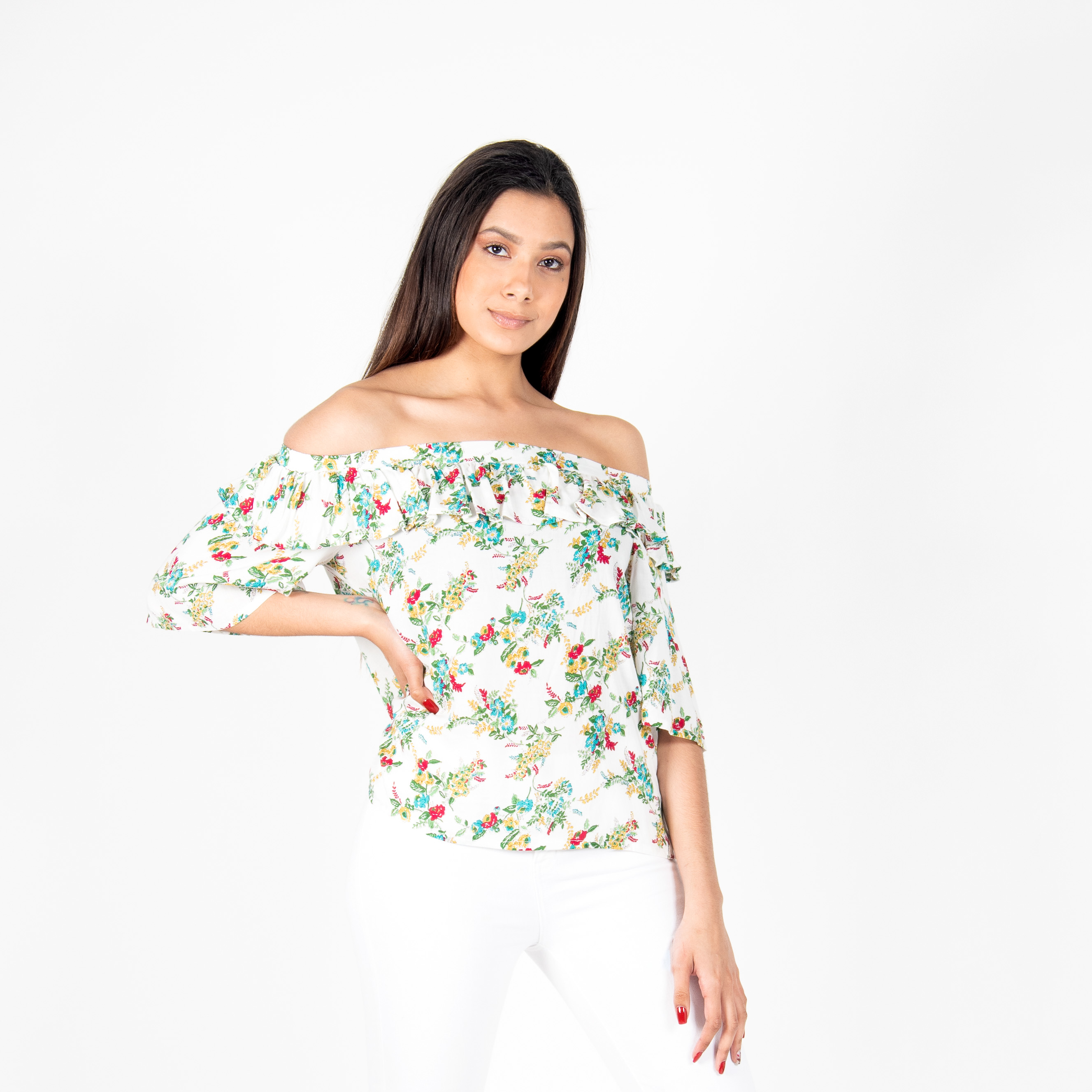 Blusa Vuelos Flores