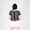 Crop Top Mesh Shirt