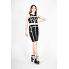 Bandage Dress with Lines