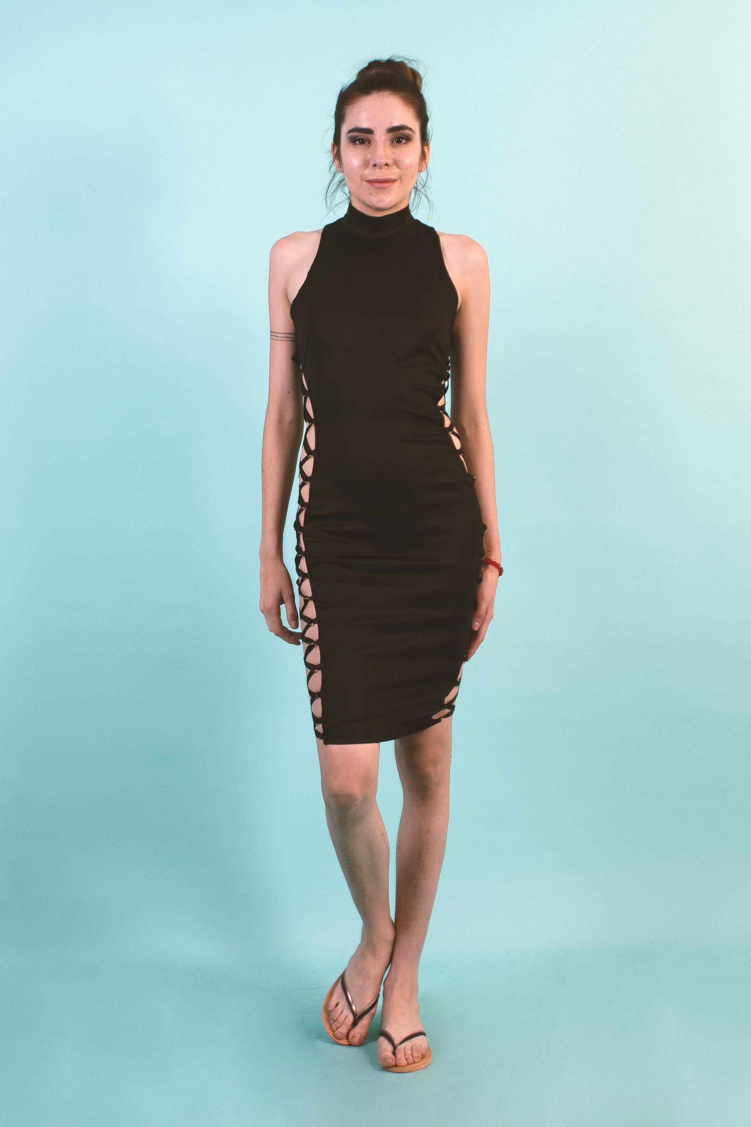 Vestido Coctel Sexy On The Sides