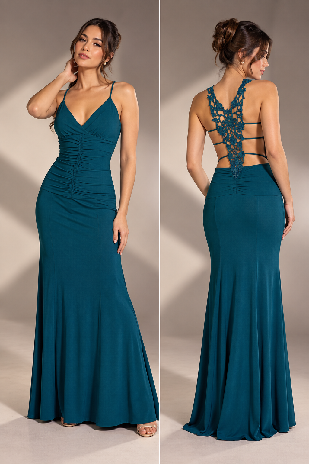 Vestido Sirena Espalda Detalle