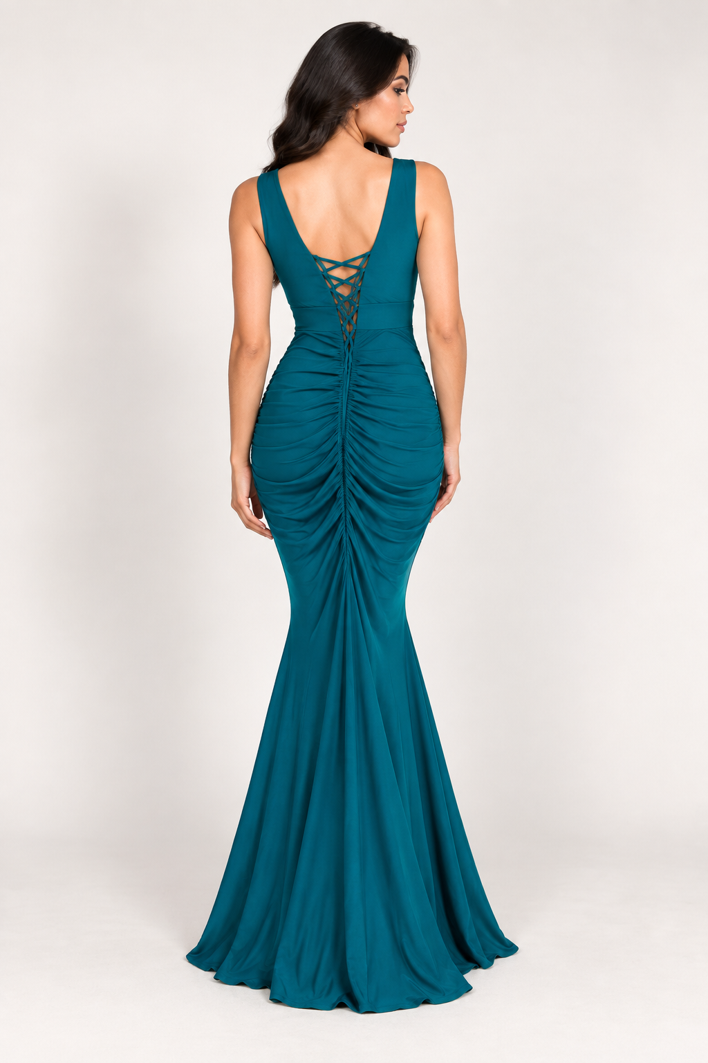 Vestido Sirena Esmeralda