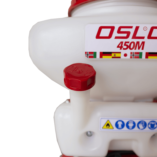 Fumigador / Pulverizador espalda 450M  2.9 HP 14L c/motor y joystick OSLO® 7