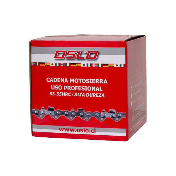 Rollo Cadena Motosierra 3/8 1,5MM 1640 Eslabones Full Chisel OSLO® 1