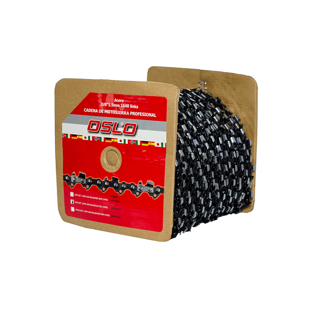 Rollo Cadena Motosierra 3/8 1,5MM 1640 Eslabones Full Chisel OSLO® 4
