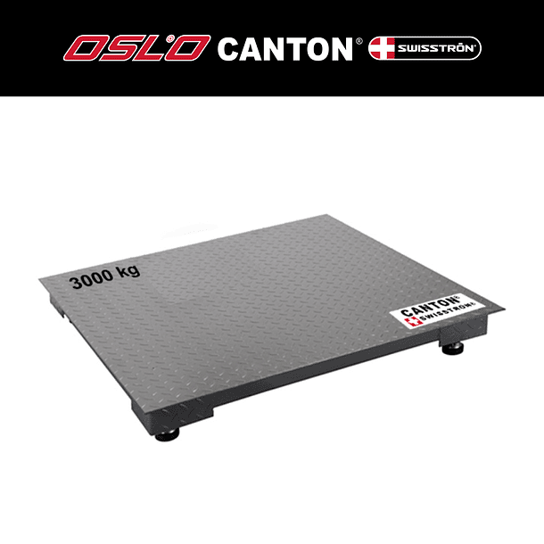 Balanza de Plataforma 4MM, 100X100CM VISOR PESO Y PRECIO PP-3000 LCD 3