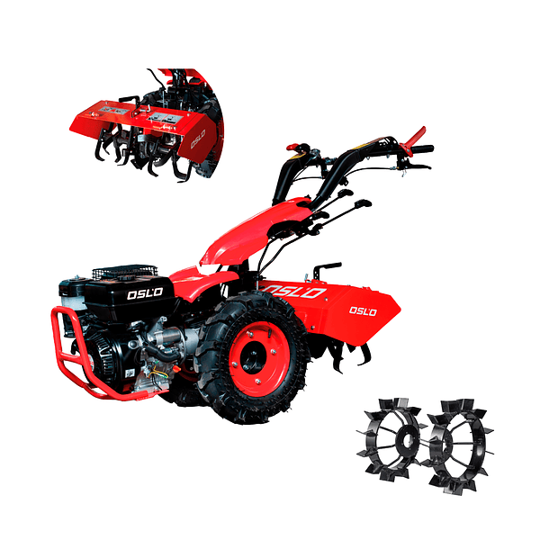 COMBO 5 ROTO Motocultivador Sx15 Ultra Bencinero + Ruedas Oruga o de Tracción 1