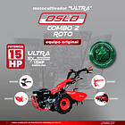 COMBO 2 ROTO Motocultivador Sx15 Bencinero ULTRA ROTOVATOR  2