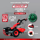 COMBO 6 ROTO Motocultivador Sx15 Ultra Bencinero + Zanjador 2