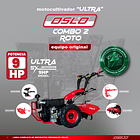 COMBO 2 ROTO Motocultivador SX9 Diesel ULTRA ROTOVATOR 2