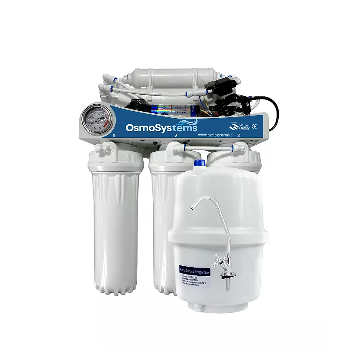 Filtro para agua osmosis inversa 5 etapas 600gpd nsf pacific