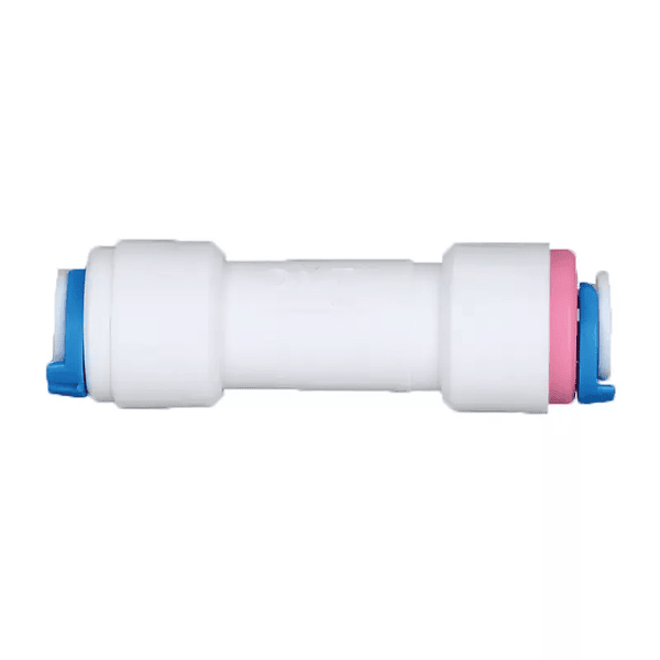 1/4" straight plastic check valve