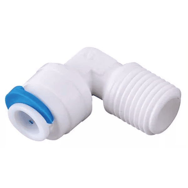 Pack of 5 Quick connectors 1/4" elbow to 3/8" thread