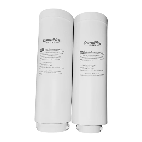 Pack Filtros para OsmoPlus Home | Filtro PCT + Membrana 600 GPD