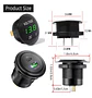 Panel Triple 12V Pro: USB-C PD, QC 3.0 y Toma 12V - Miniatura 4