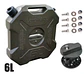 Bidón de Combustible Plano 6L con Soporte y Llave (Alta Resistencia) - Thumbnail 1