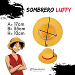 Sombrero Monkey D Luffy One Piece 