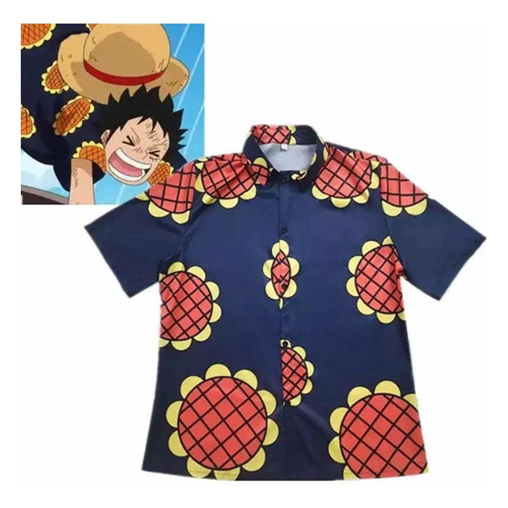 Camisa Cosplay Luffy - Lucy Dressrosa One Piece