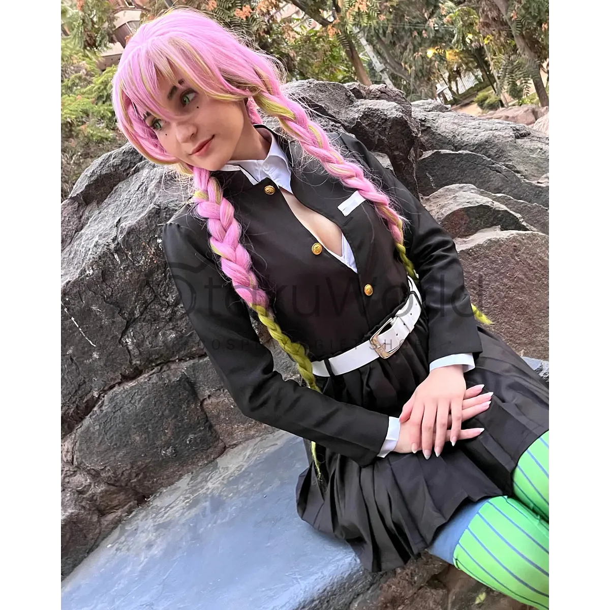 Cosplay Disfraz Mitsuri Kanroji Kimetsu No Yaiba Anime