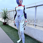 Cosplay Rei Ayanami Traje De Conexión 00 Evangelion